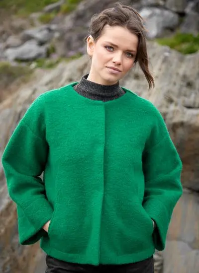 Aideen Wool Poncho Jacket